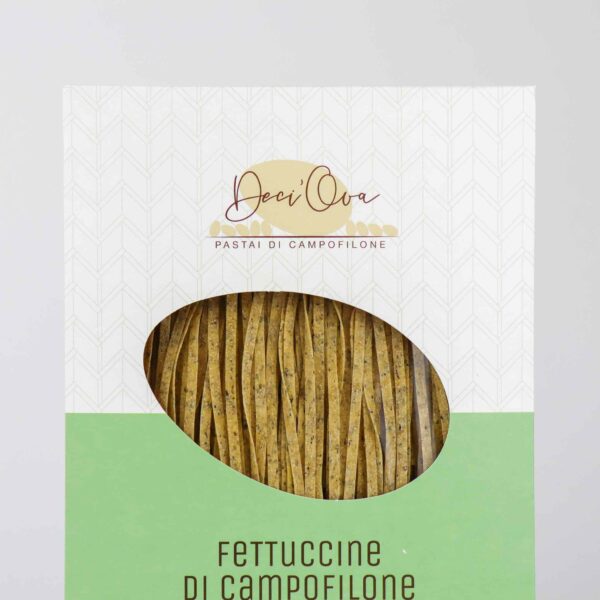 Fettuccine met basilicum van Carassai