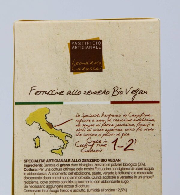 Fettuccine met gember van Leonardo Carassai