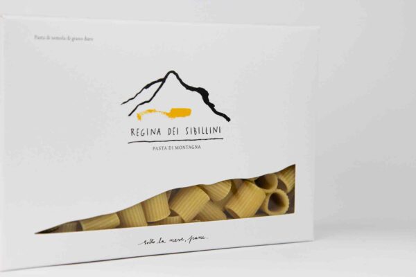 Mezze maniche pasta van Sibillini
