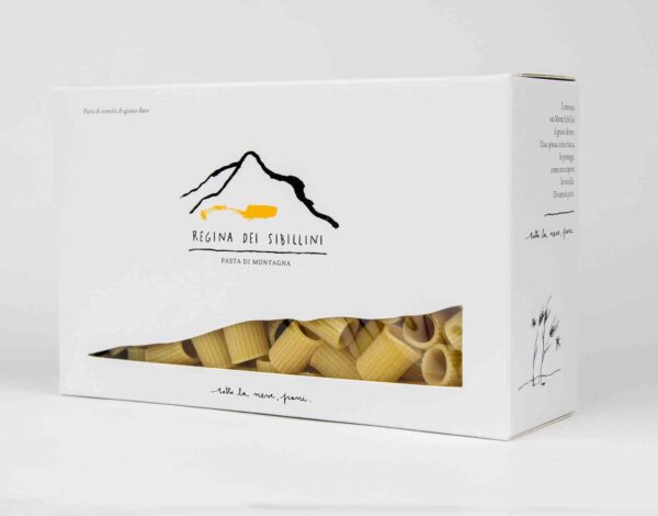Mezze maniche pasta van Sibillini