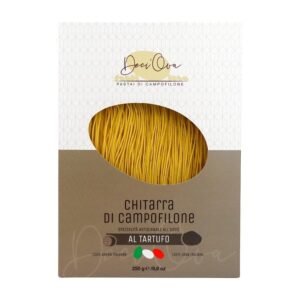 Pasta alla chitarra met truffel van carassai