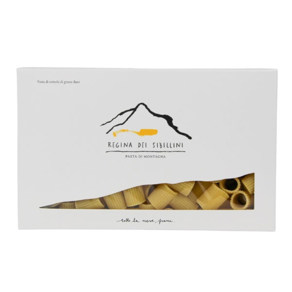 Mezze maniche pasta van Sibillini