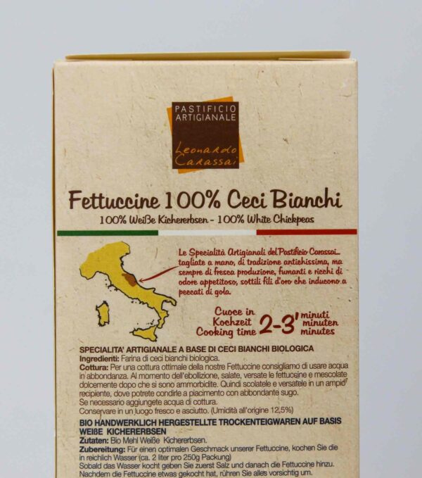 Fettuccine van kikkererwten van Leonardo Carassai