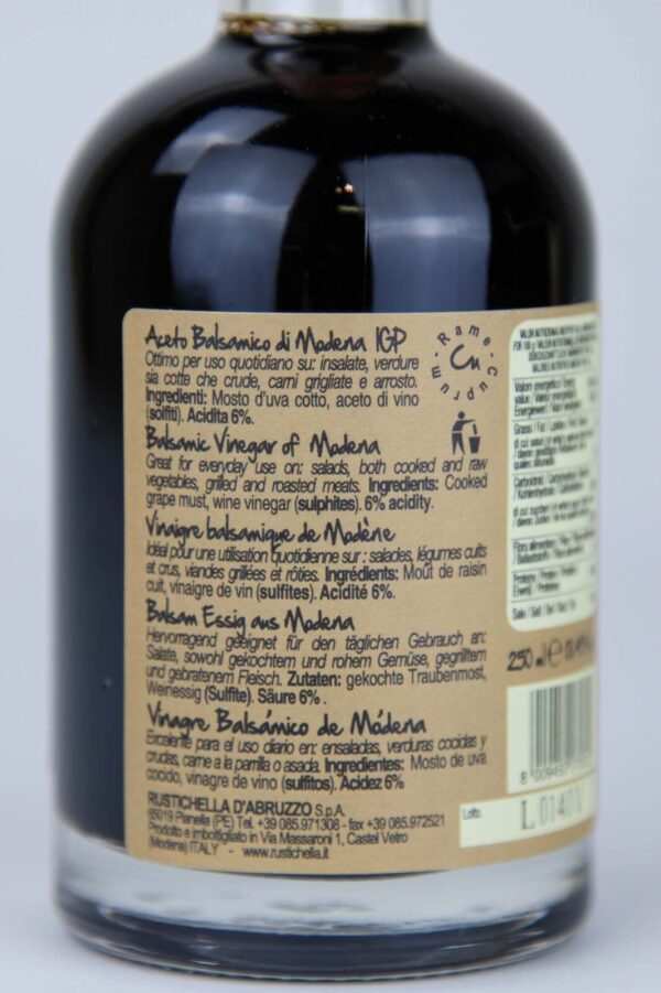 Italiaanse aceto balsamico van rustichella