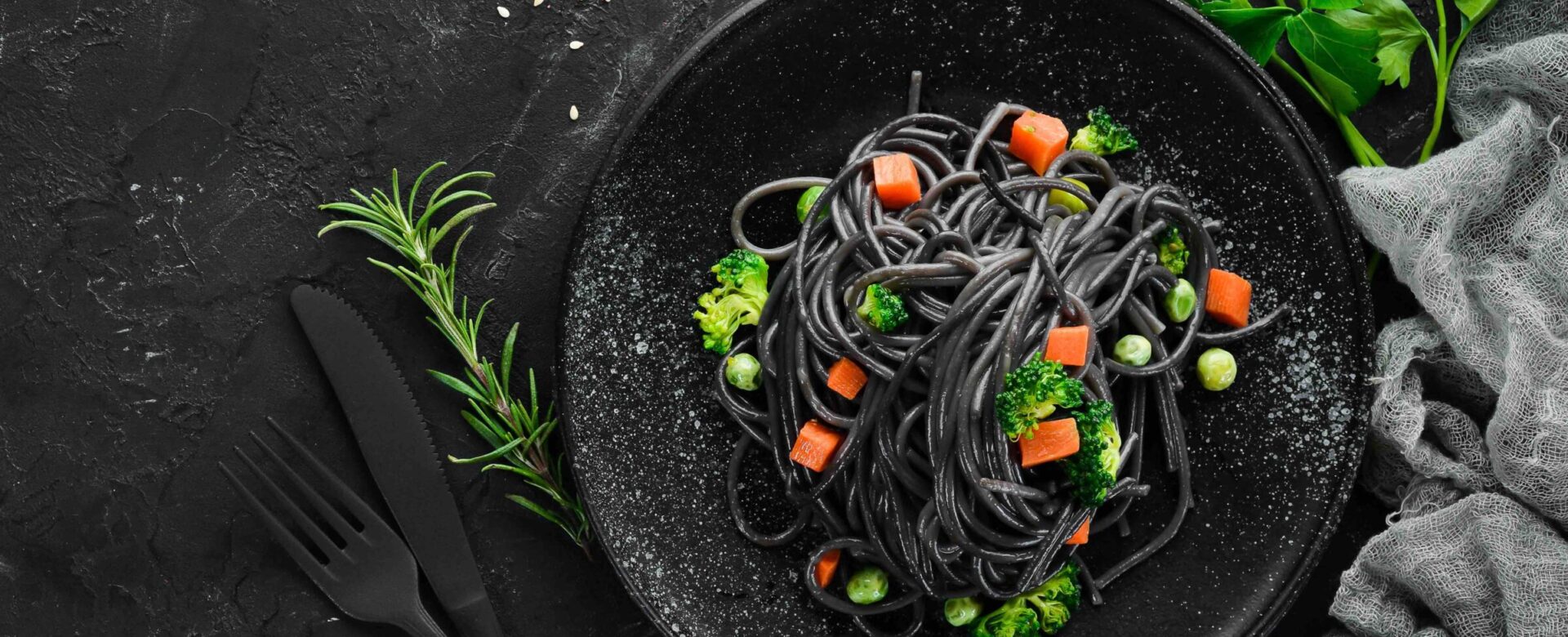 Is zwarte pasta vegan?