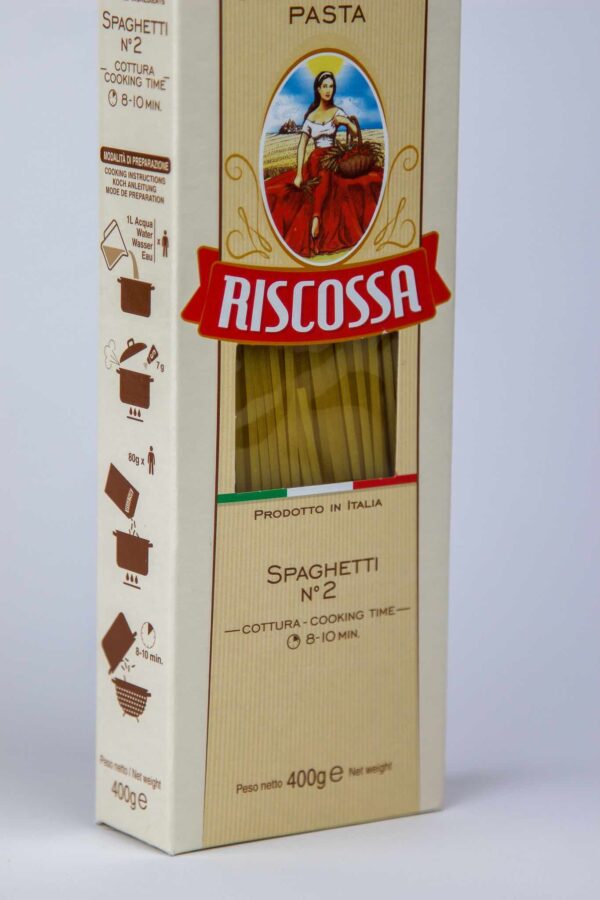 Glutenvrije spaghetti van riscossa