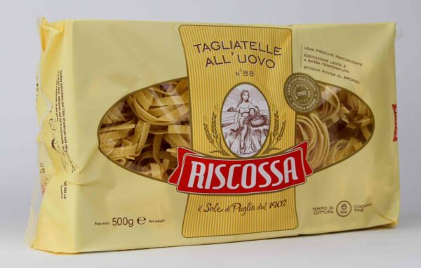 Tagliatelle met ei van Riscossa