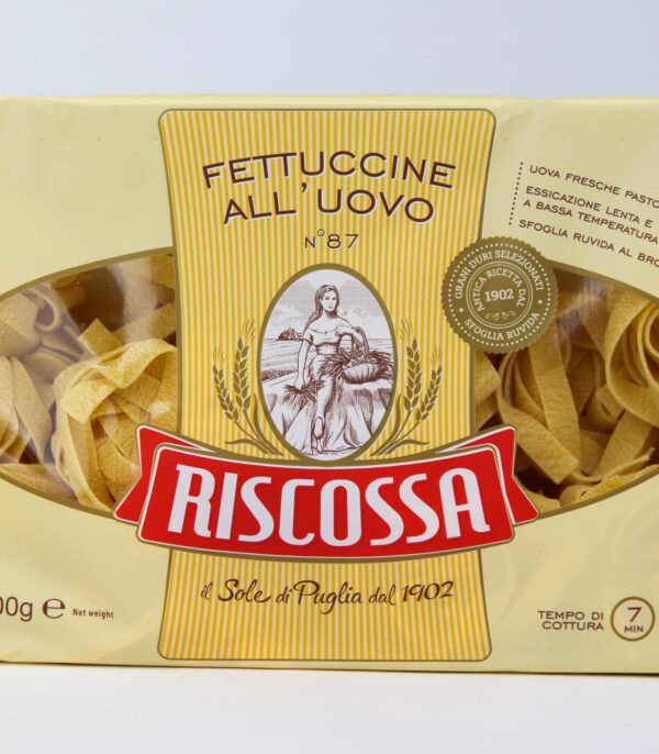 Fettuccine met ei van Riscossa