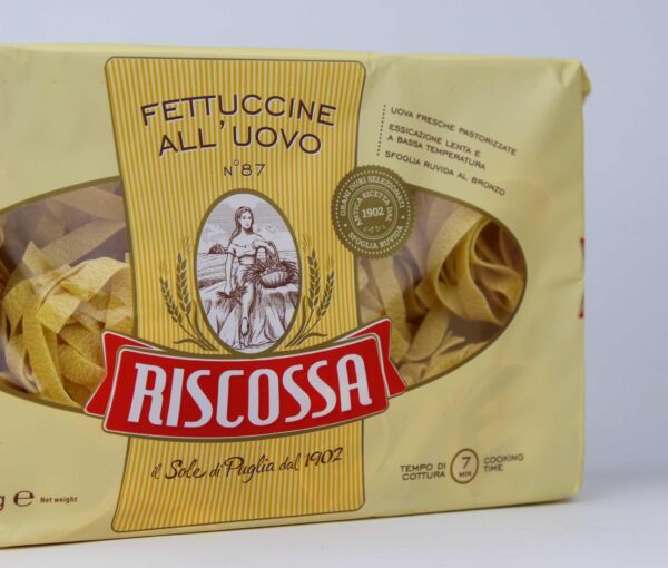 Fettuccine met ei van Riscossa