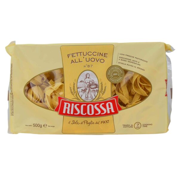 Fettuccine met ei van Riscossa