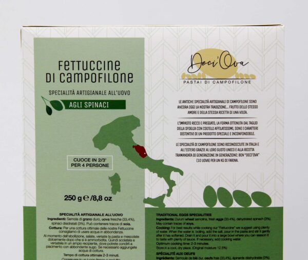 Fettuccine met spinazie van Leonardo Carassai