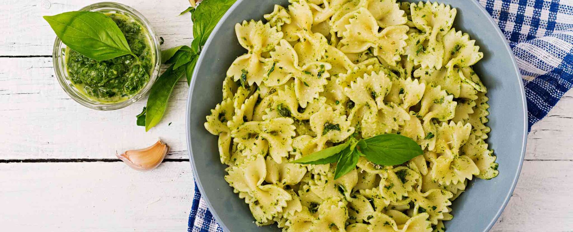 Farfalle, pasta in de vorm van een vlinder of strikje