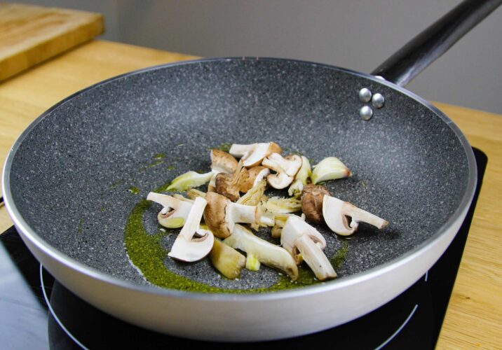 Pasta met truffel en paddenstoelen