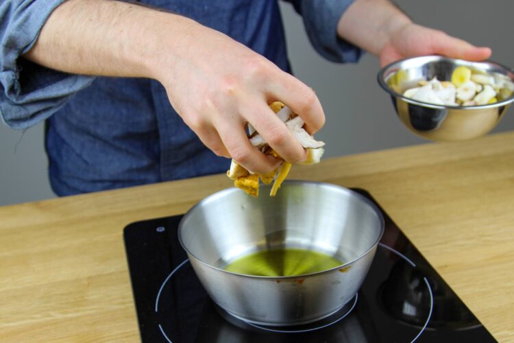 Pasta funghi met bospaddenstoelen