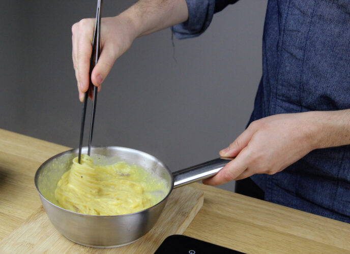 spaghetti carbonara recept