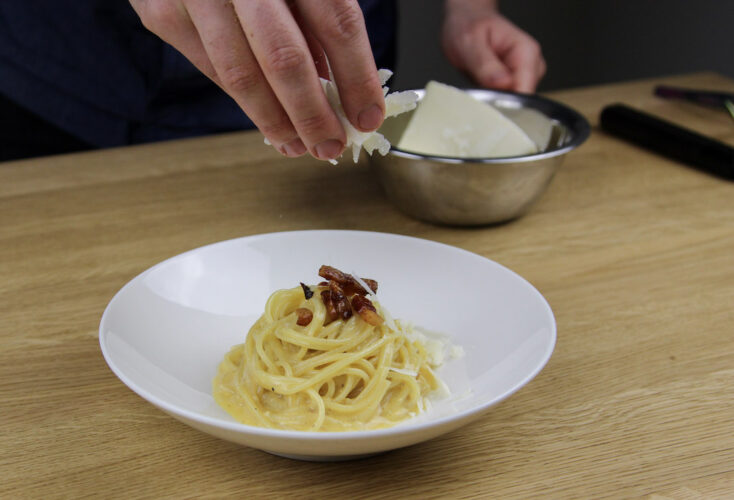 spaghetti carbonara recept