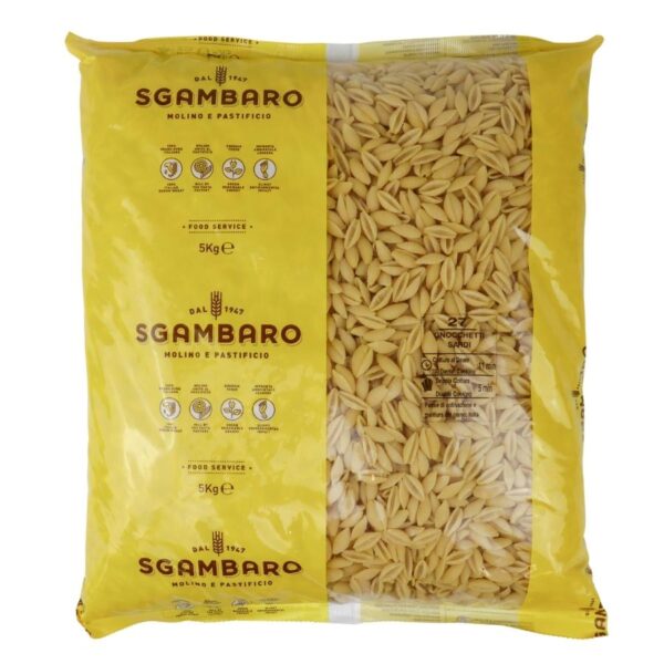 Gnocchetti van Sgambaro verpakt in 5kg verpakking