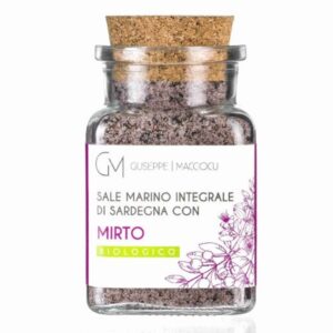 Ongeraffineerd Zeezout uit Sardinië met Biologische Mirte (110g)