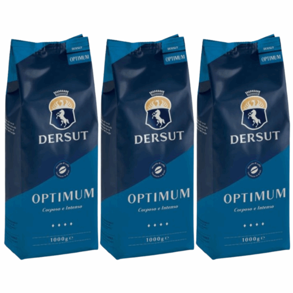 Dersut Rosso voordeelbundel: 3 kg verfijnde Italiaanse koffiebonen met volle smaak, romige crema en tonen van cacao en patisserie.