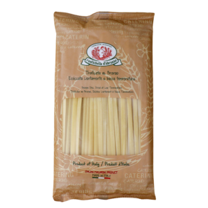 Fettuccine van Rustichella d’Abruzzo (1 kg). Ambachtelijke Italiaanse lintpasta van durum tarwe. Perfect voor romige sauzen en klassieke pastagerechten.