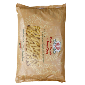 Penne van Rustichella d’Abruzzo (2 kg). Authentieke Italiaanse pasta van durum tarwe, ideaal voor arrabbiata, tomatensaus en ovengerechten.