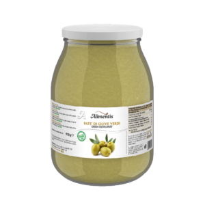 Koop groene olijven tapenade van 910 gram. Smeuïge mediterrane specialiteit met olijfolie. Heerlijk op brood, bruschetta en borrelplanken.