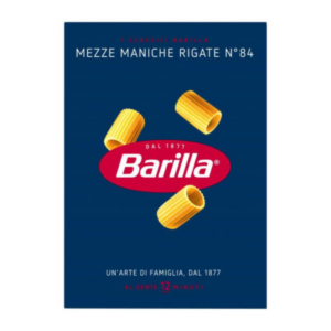 Bestel Barilla Mezze Maniche, authentieke Italiaanse buispasta van hoogwaardige durumtarwe. Perfect voor ragù, ovengerechten en rijke Italiaanse sauzen.