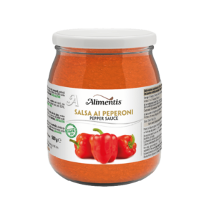 Koop Peperoni Tapenade van 500 gram. Smaakvolle tapenade op basis van rode pepers. Heerlijk op bruschetta, sandwiches, pizza en mediterrane gerechten.