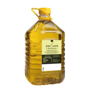 Koop Sololive Olijfolie 5L. Hoogwaardige extra vergine olijfolie uit de Europese Unie met milde fruitige smaak. Ideaal voor dagelijks gebruik in de keuken.