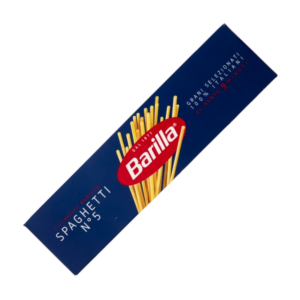 Bestel Barilla Spaghetti, authentieke Italiaanse pasta van hoogwaardige durumtarwe met stevige al dente beet. Perfect voor carbonara, bolognese en klassieke pastagerechten.