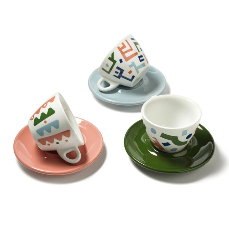 Koop Dersut Cappuccino Kopjes by Caba. Set van 3 stijlvolle Italiaanse cappuccino kopjes van hoogwaardig porselein. Perfect voor cappuccino en koffievariaties.