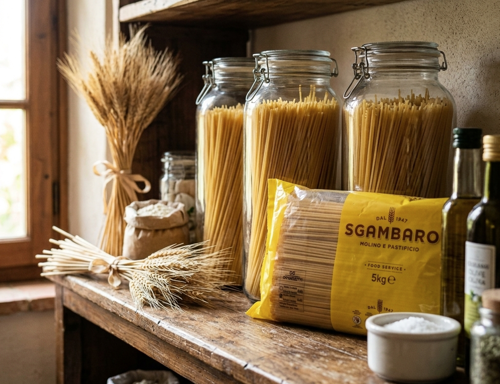 Regelmatig spaghetti op tafel? Ontdek hoeveel porties er in 5 kg spaghetti zitten, hoe je de pasta bewaart en wanneer een grootverpakking interessant is.
