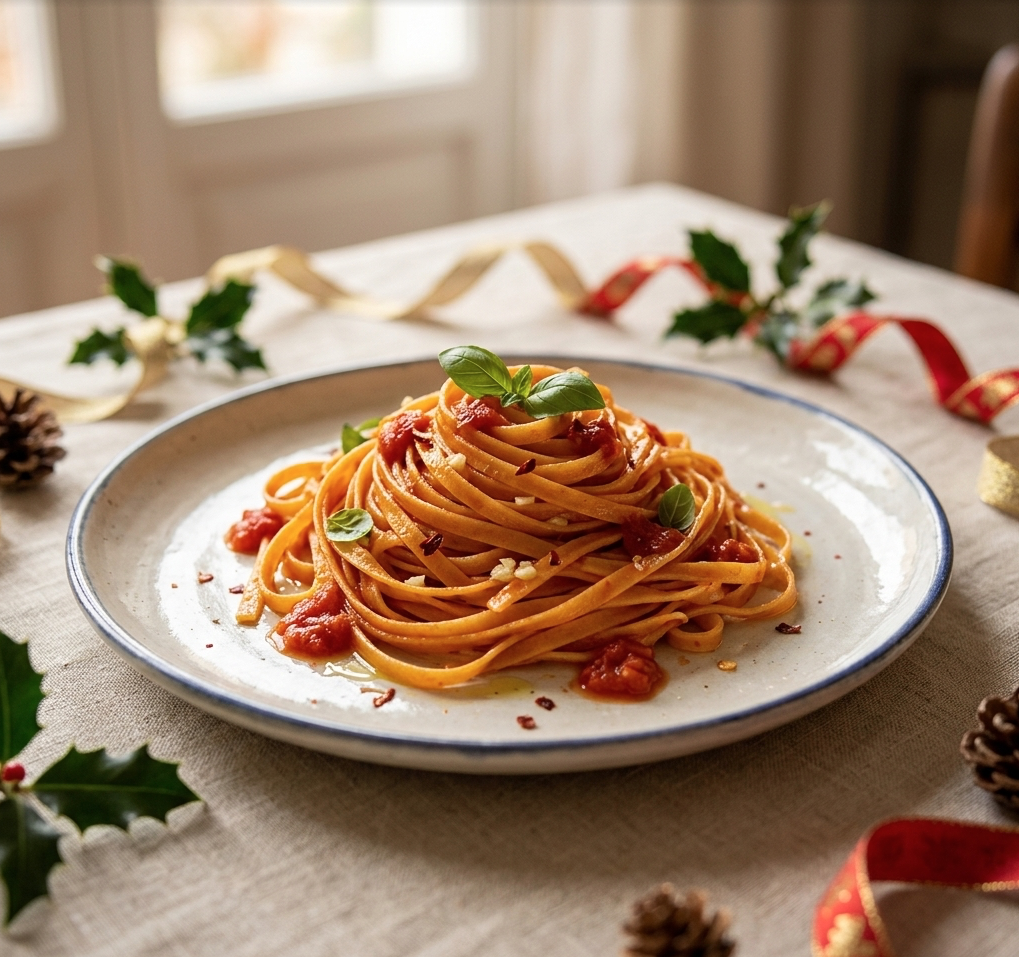 Fettuccine al Peperoncino voor wat meer pit