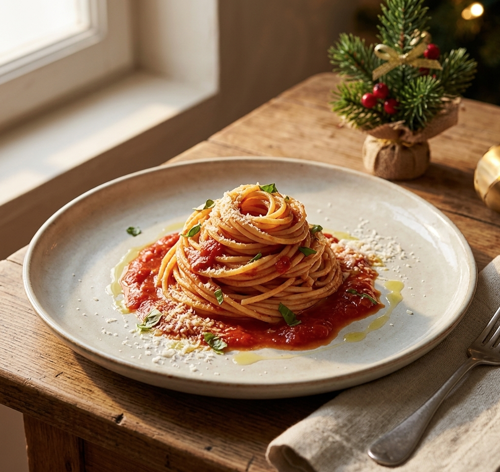 Klassieke spaghetti, maar dan goed uitgevoerd