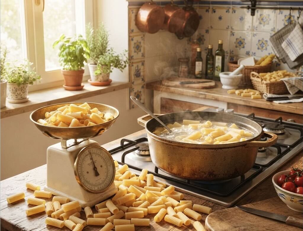 Hoeveel rigatoni per persoon heb je nodig? Bekijk de juiste portie als hoofdgerecht of voorgerecht en handige hoeveelheden voor kleine én grote groepen.