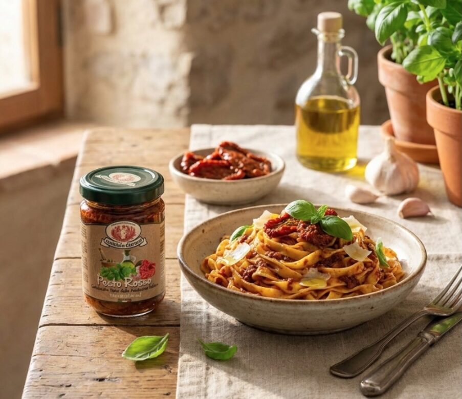 Pesto Rosso: wat is rode pesto en wat kun je ermee?